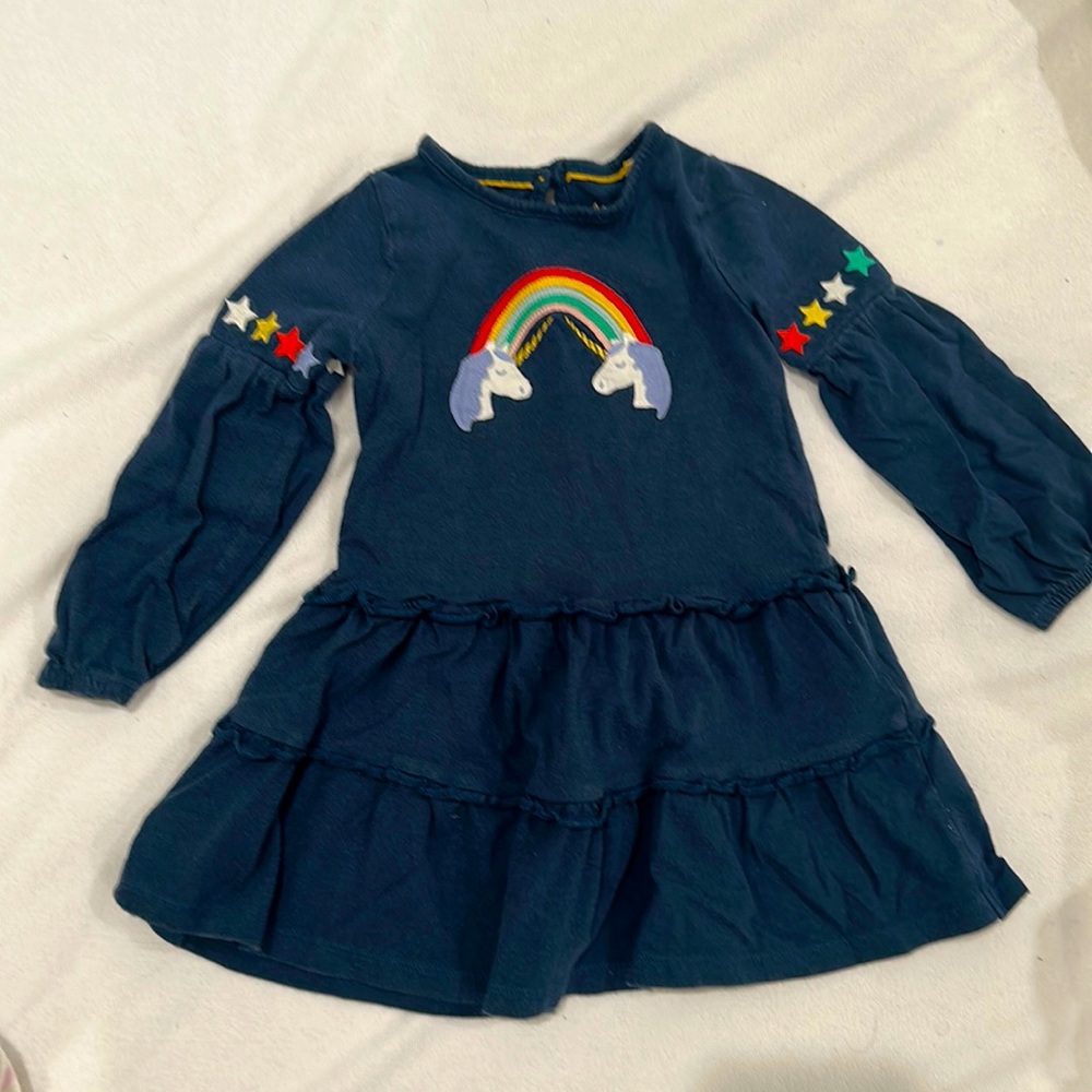 Mini Boden size 2-3 unicorn dress